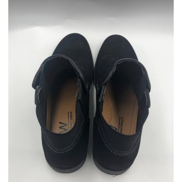 RW by Robert Wayne Men's Black Slip On Chukka Boots 8.5D Faux Suede - Picture 13 of 14